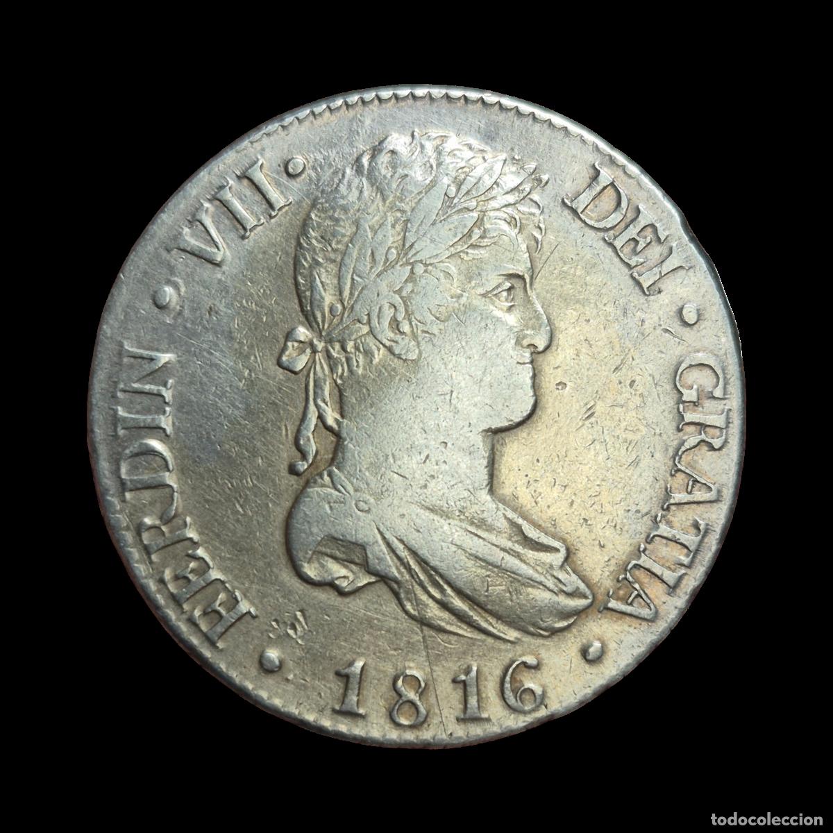 Monedas de Espa&ntilde;a: NT/ FERNANDO VII 8 REALES 1816 MADRID (E1142)