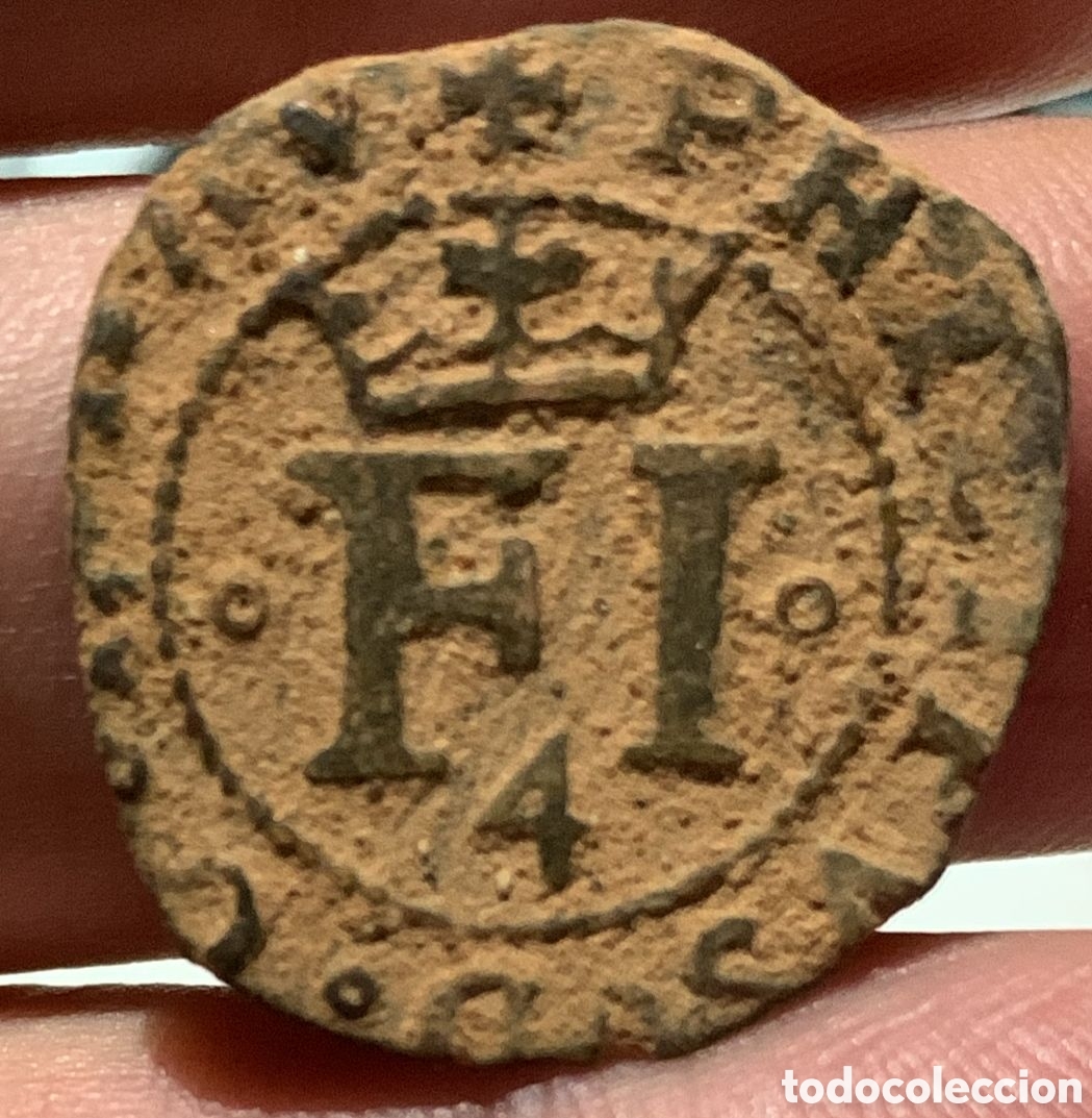 Monete da Spagna: 4 coronados de navarra