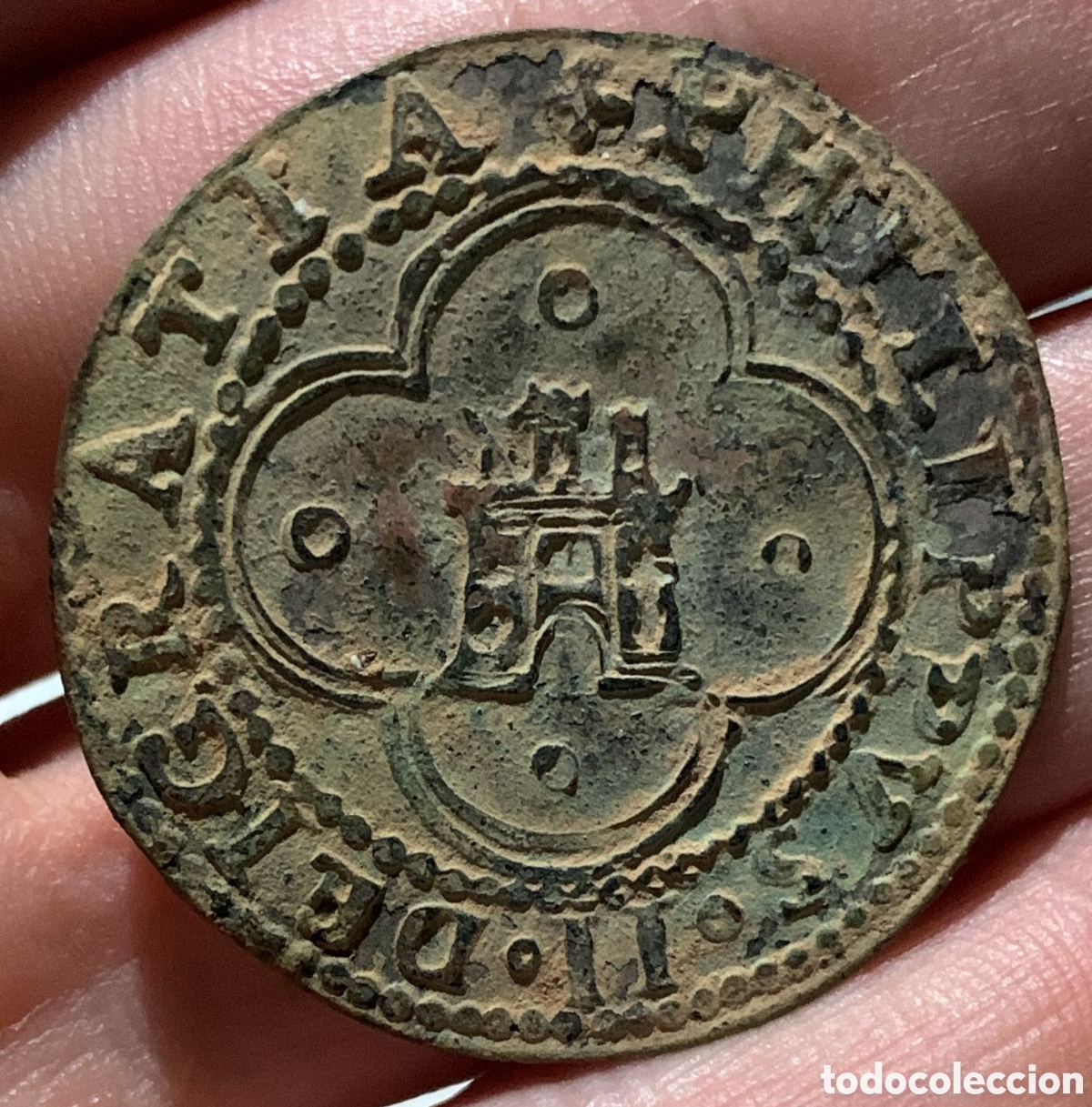 Monedas de Espa&ntilde;a: 4 maraved&iacute;s Felipe II (muy rara)