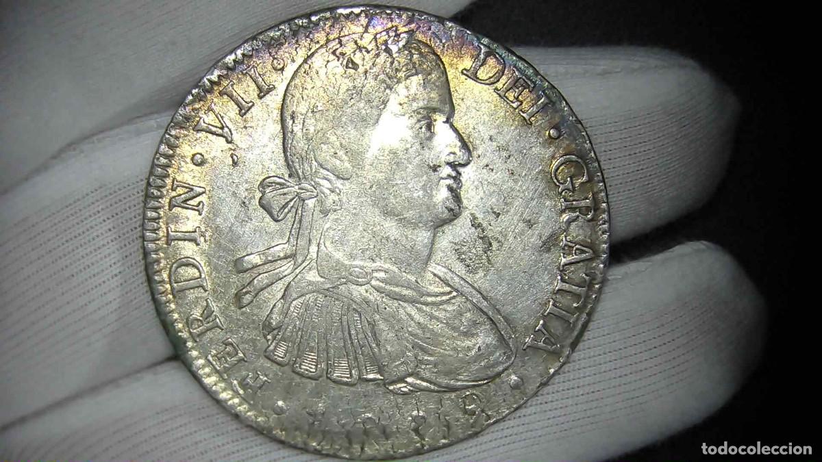 Monedas de Espa&ntilde;a: Fernando VII 8 Reales, M&eacute;xico TH 1809, Busto Imaginario EBC-