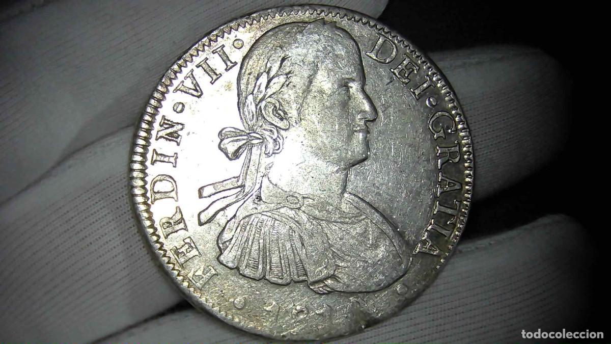 Monedas de Espa&ntilde;a: Fernando VII 8 Reales, M&eacute;xico HJ 1810, Busto Imaginario EBC-