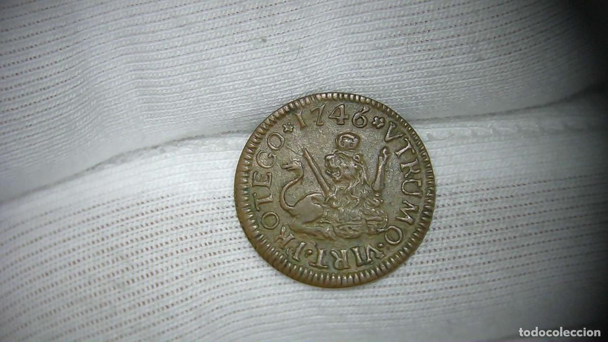 Monedas de Espa&ntilde;a: Fernando VI 1 Maraved&iacute;, Segovia 1746 EBC-