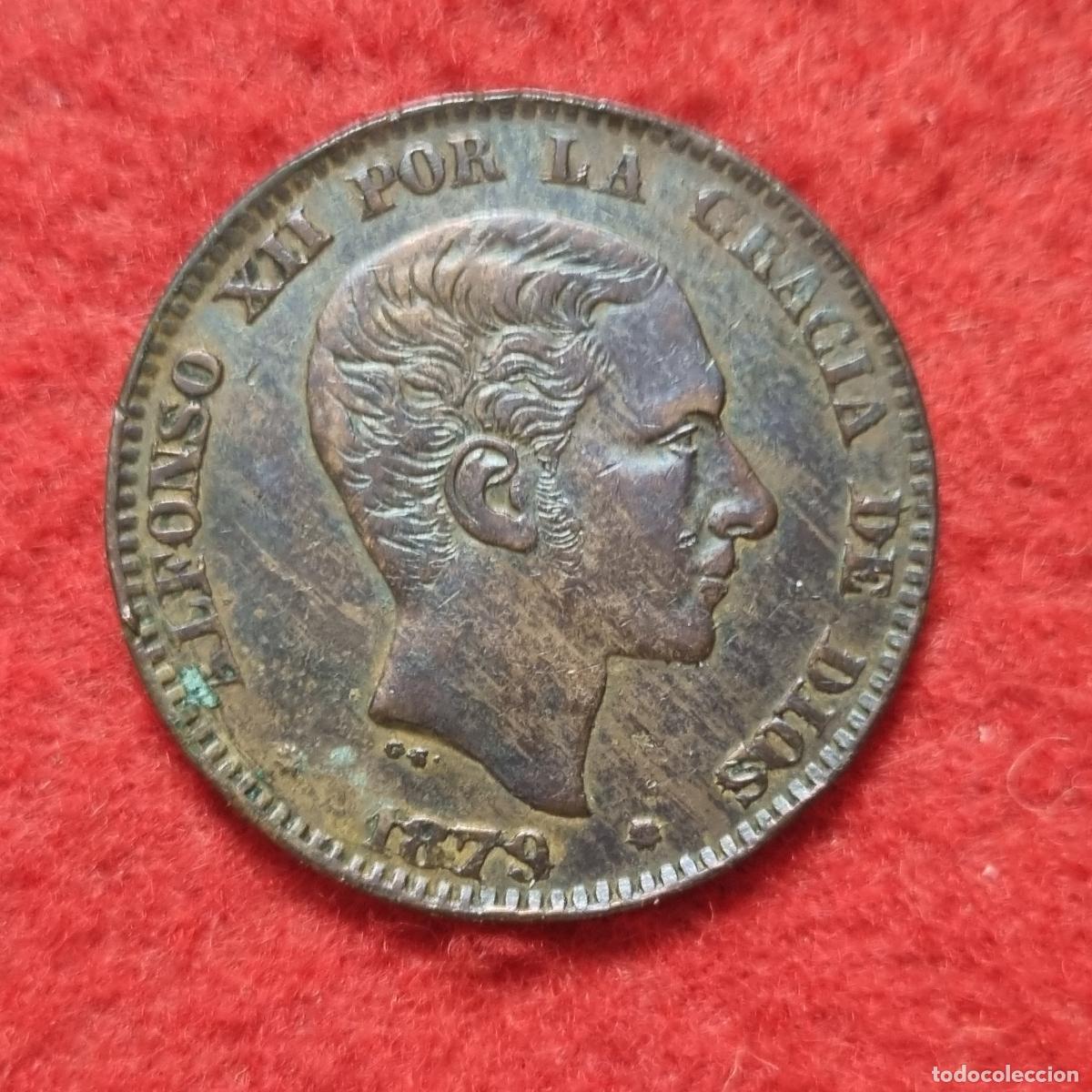 Monedas de Espa&ntilde;a: MONEDA 10 CENTIMOS 1879 COBRE EBC- ORIGINAL C39