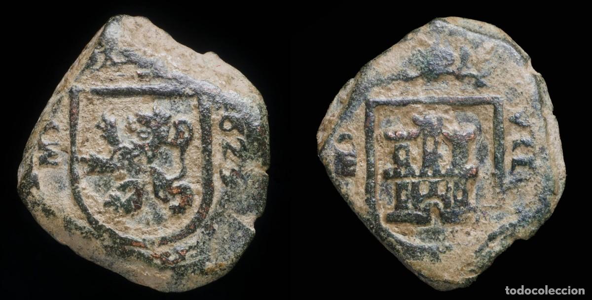 Moedas de Espanha: 1625, 8 Maravedis Philips IV, Madrid Mint - 23 mm / 6,94 gr.