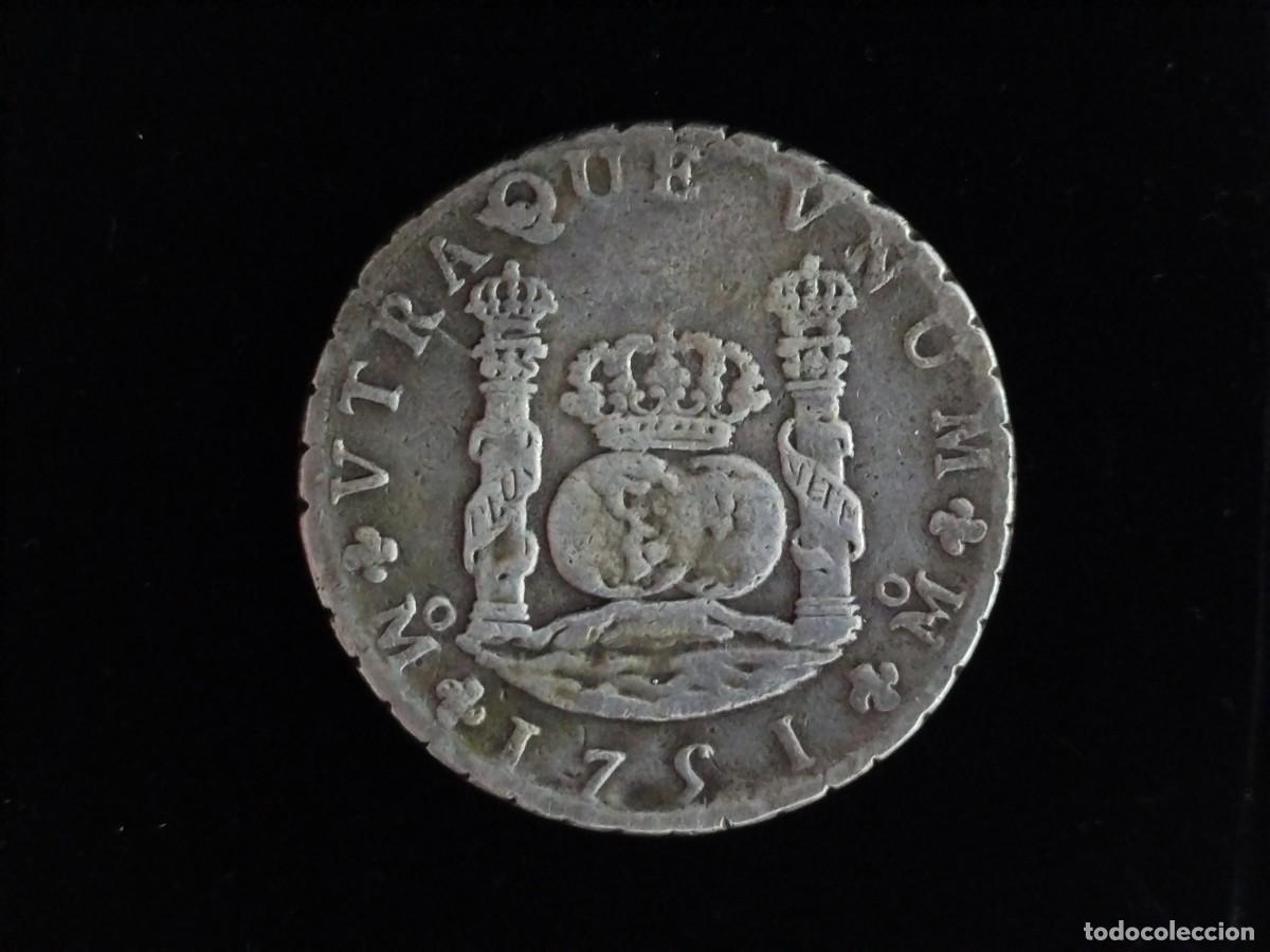 Monedas de Espa&ntilde;a: FERNANDO VI - 8 Reales Columnario 1751 Mexico M.F