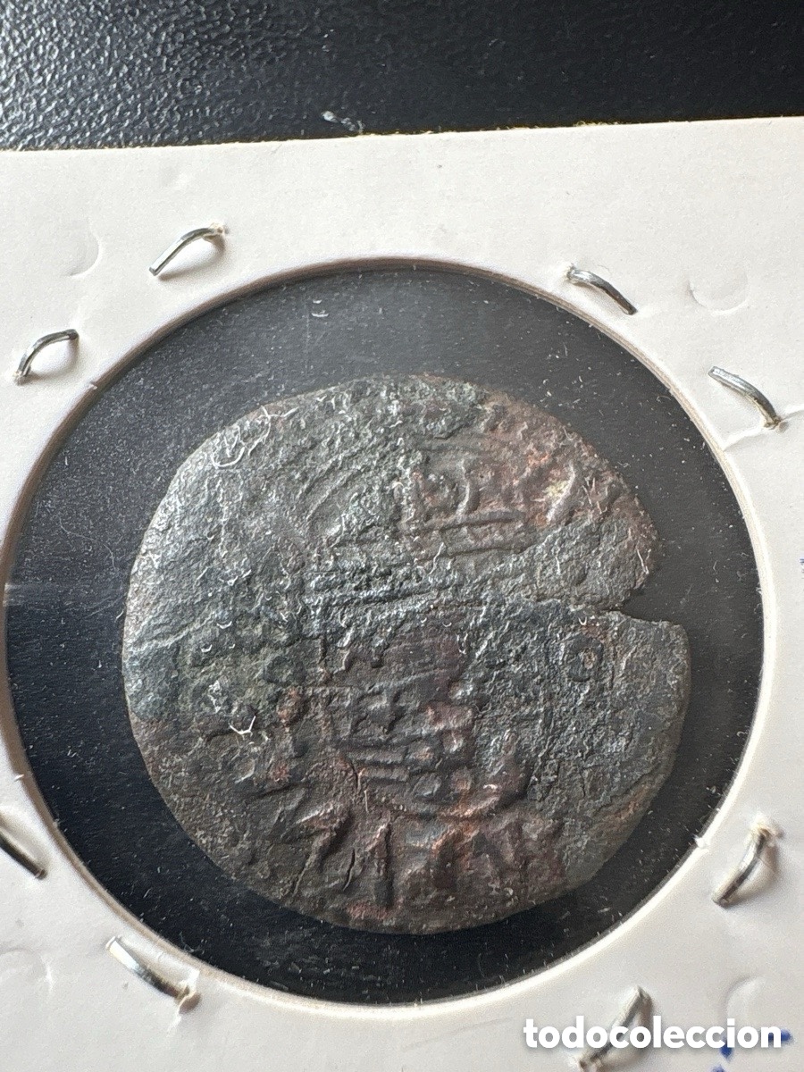 Monedas de Espa&ntilde;a: Moneda 16 maraved&iacute;s cobre a catalogar (A3) - Foto 2