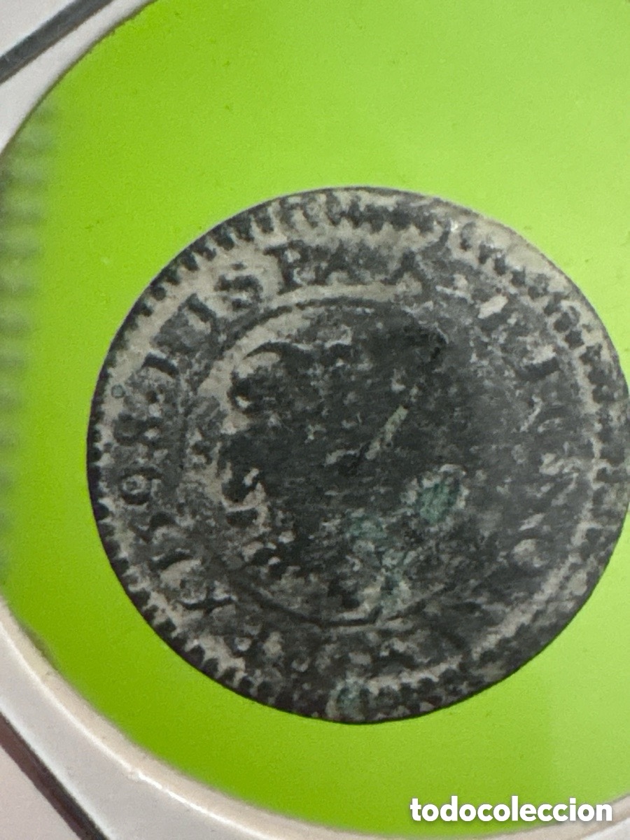 Monete da Spagna: Moneda Felipe III 1598 con resello Felipe IIII
