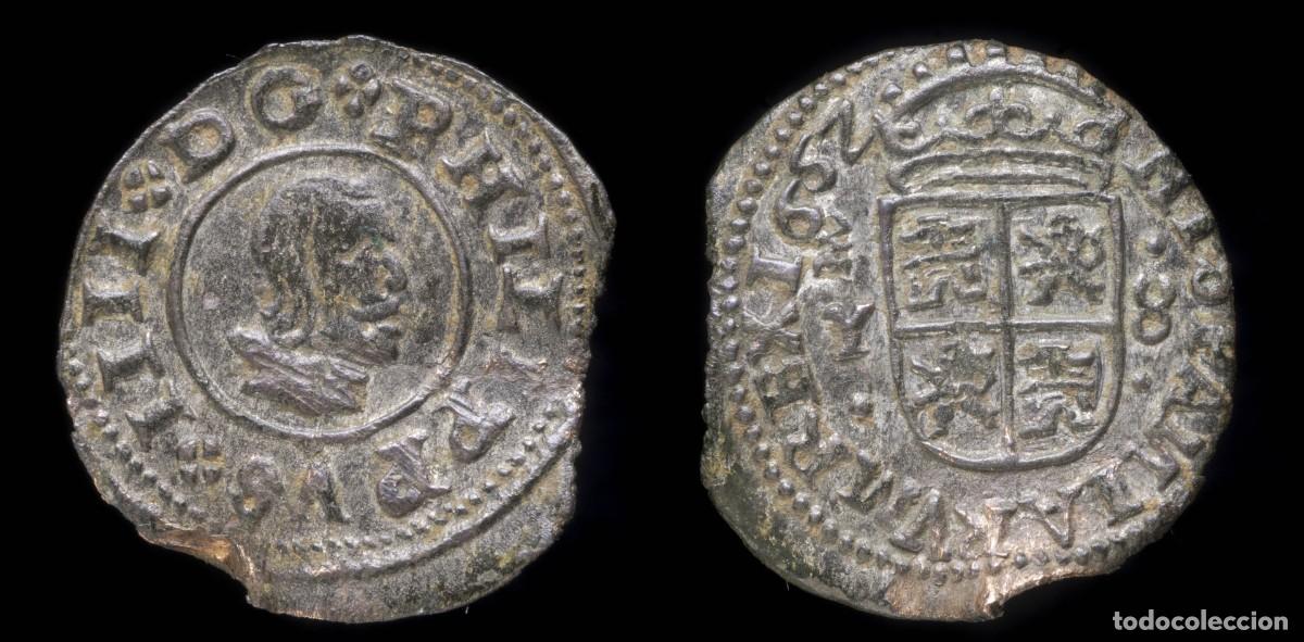 Monedas de Espa&ntilde;a: 1662, 8 Maravedis Philips IV, Madrid Mint - 22 mm / 2,20 gr.