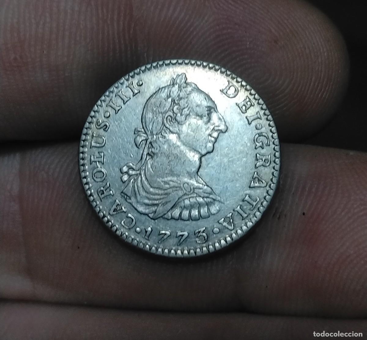 Monedas de Espa&ntilde;a: Carlos III 1 real 1773 ensay.Inv EBC
