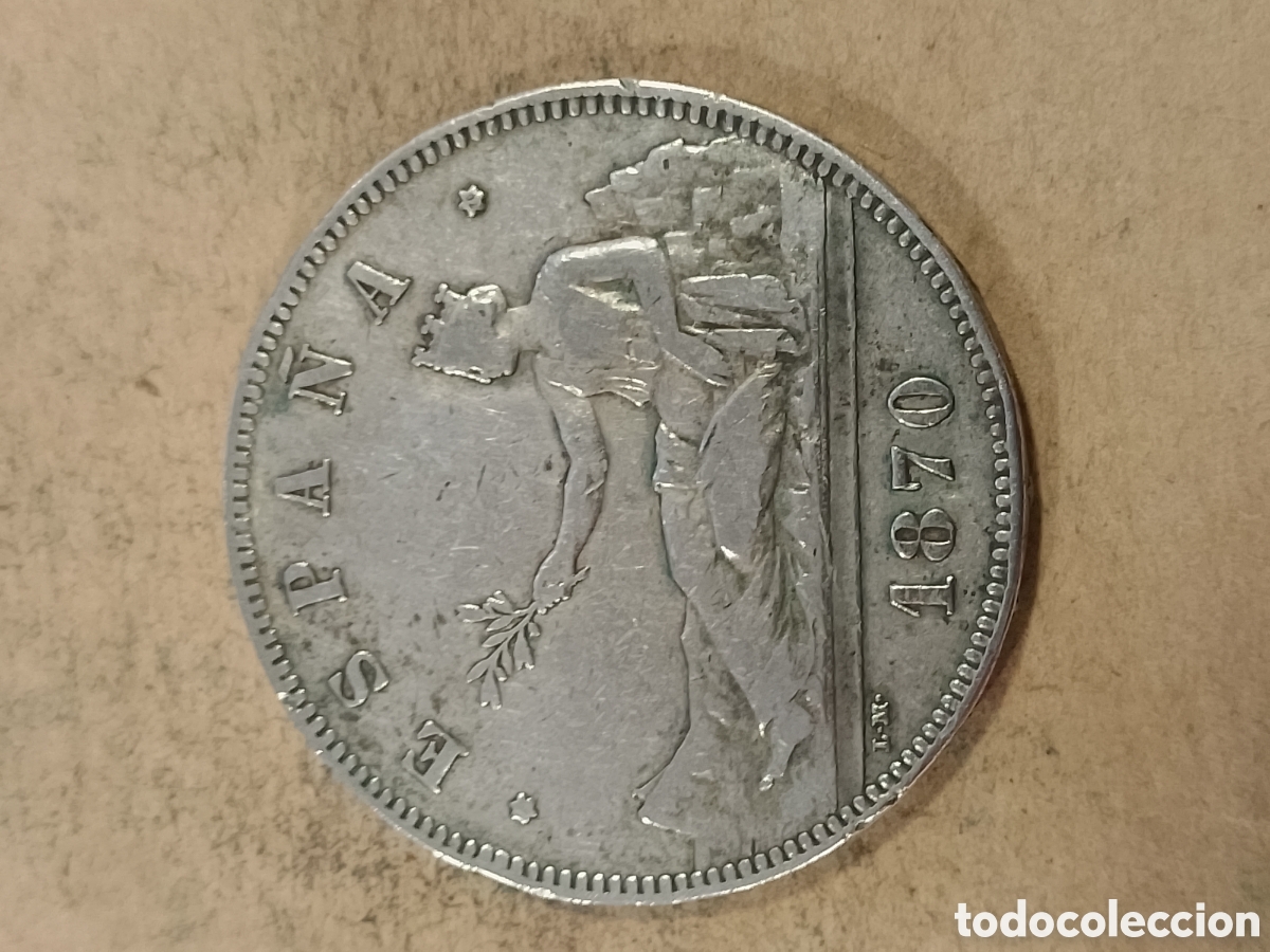 Monedas de Espa&ntilde;a: Monedas Espa&ntilde;a 5 pesetas plata