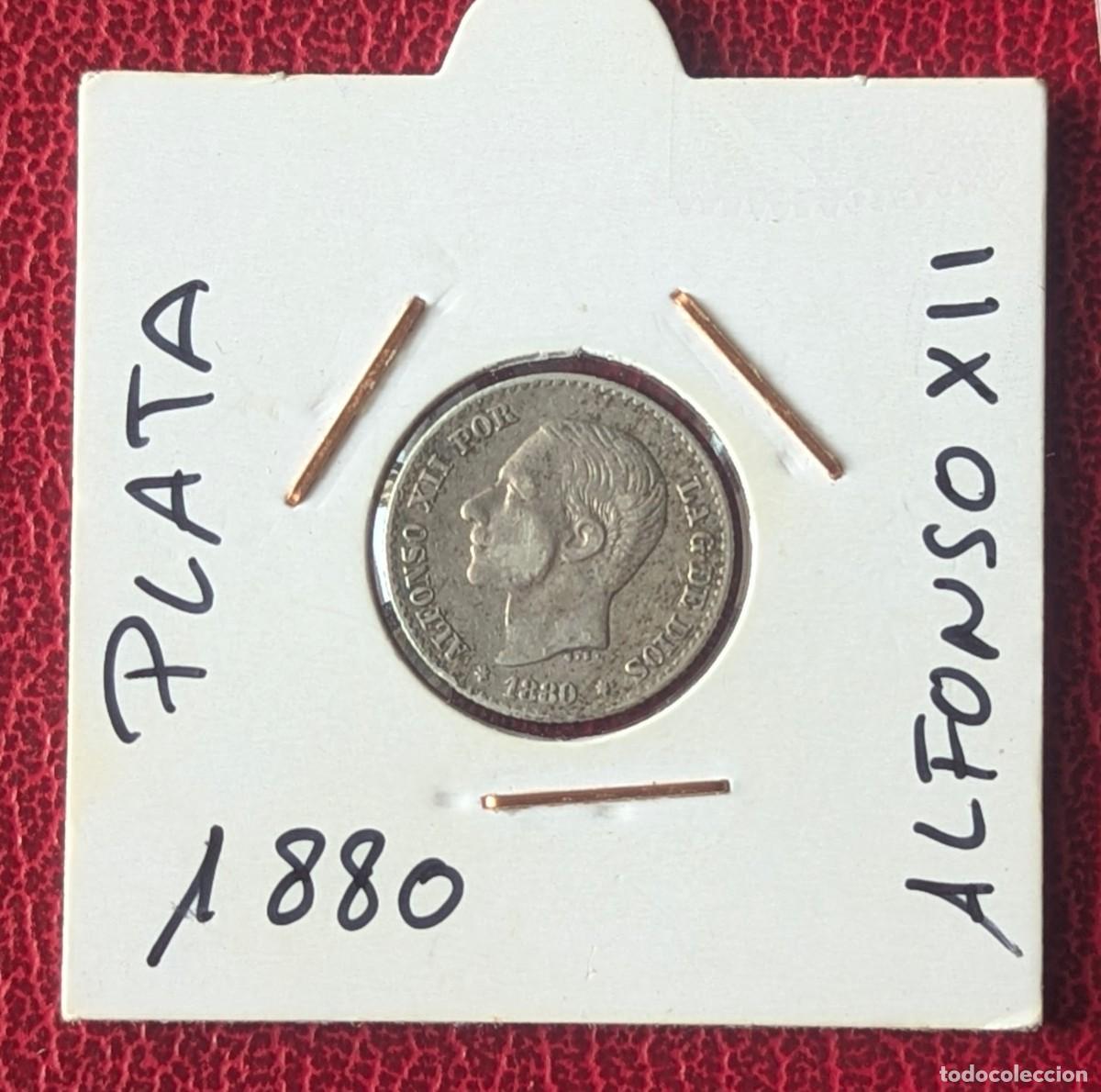 Monedas de Espa&ntilde;a: 50 c&eacute;ntimos - Alfonso XII - A&ntilde;o 1.880 (Lote 186266)