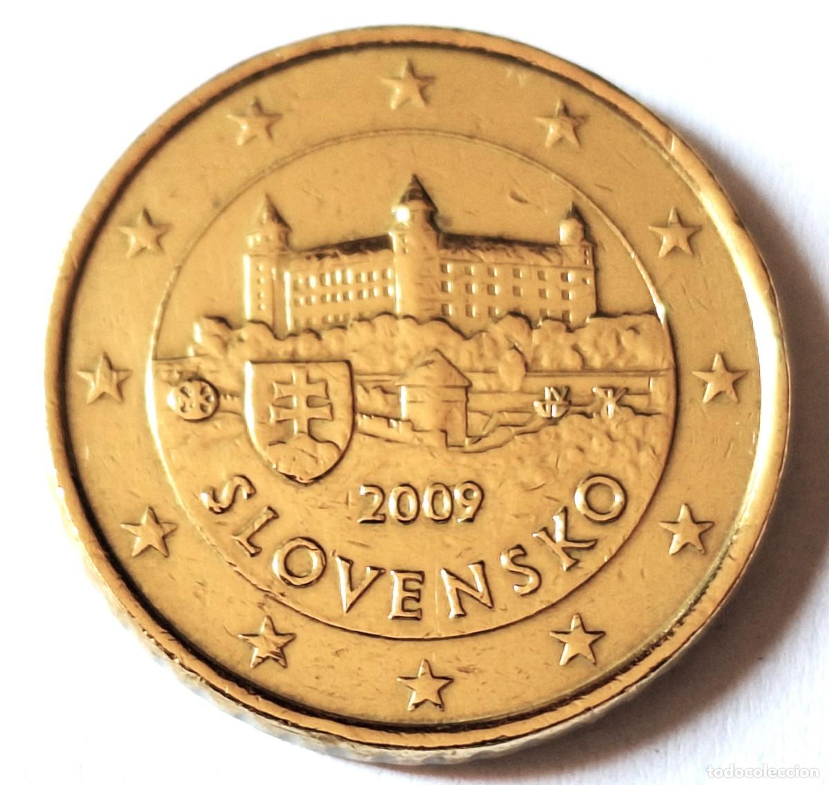Monedas de Espa&ntilde;a: ESLOVAQUIA - MONEDA DE 50 CENTIMOS DE EURO DEL A&Ntilde;O 2009 - - BIEN CONSERVADA