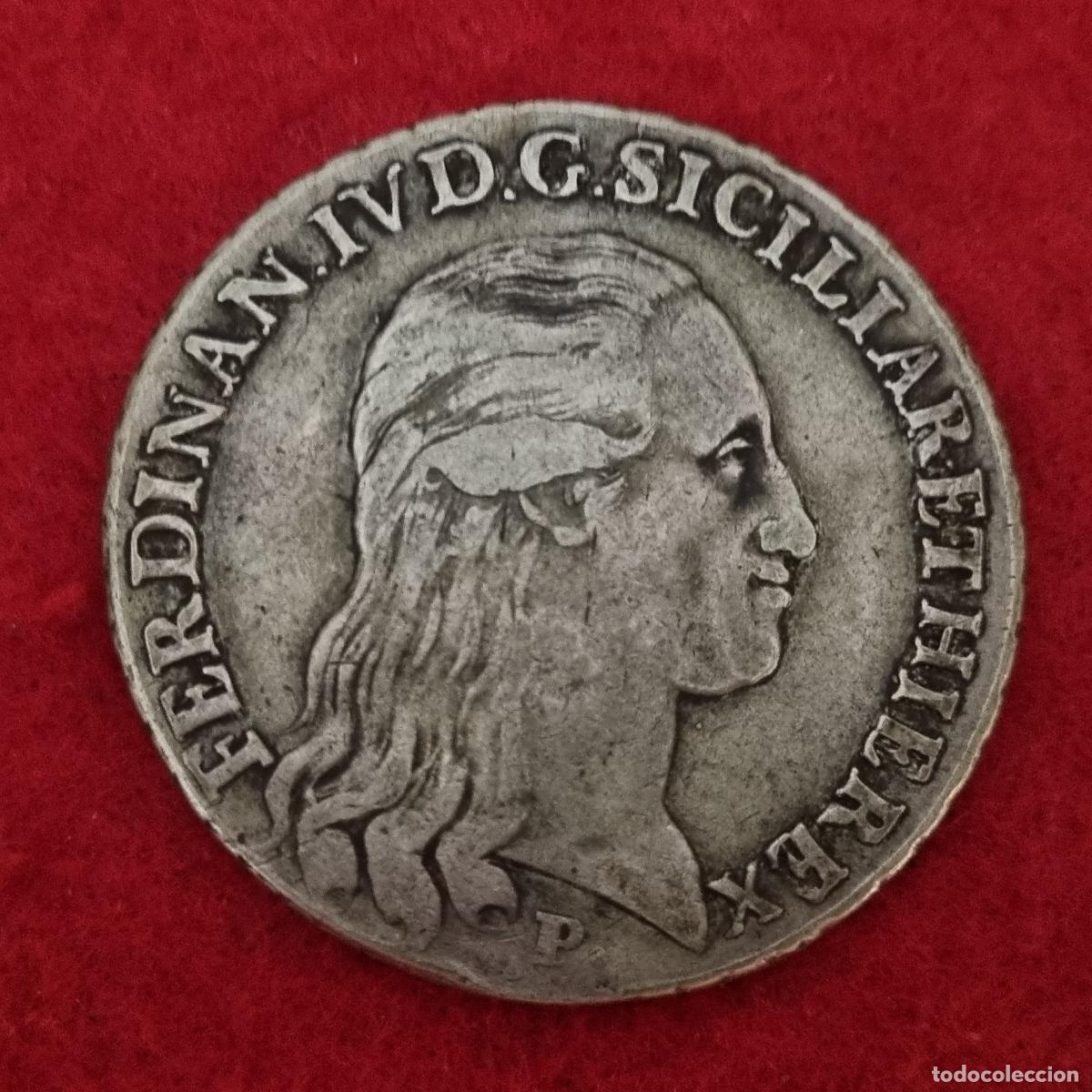 Moedas de Espanha: MONEDA PLATA FERNANDO IV 1798 PIASTRA DE 120 GRANA MBC ORIGINAL M1361