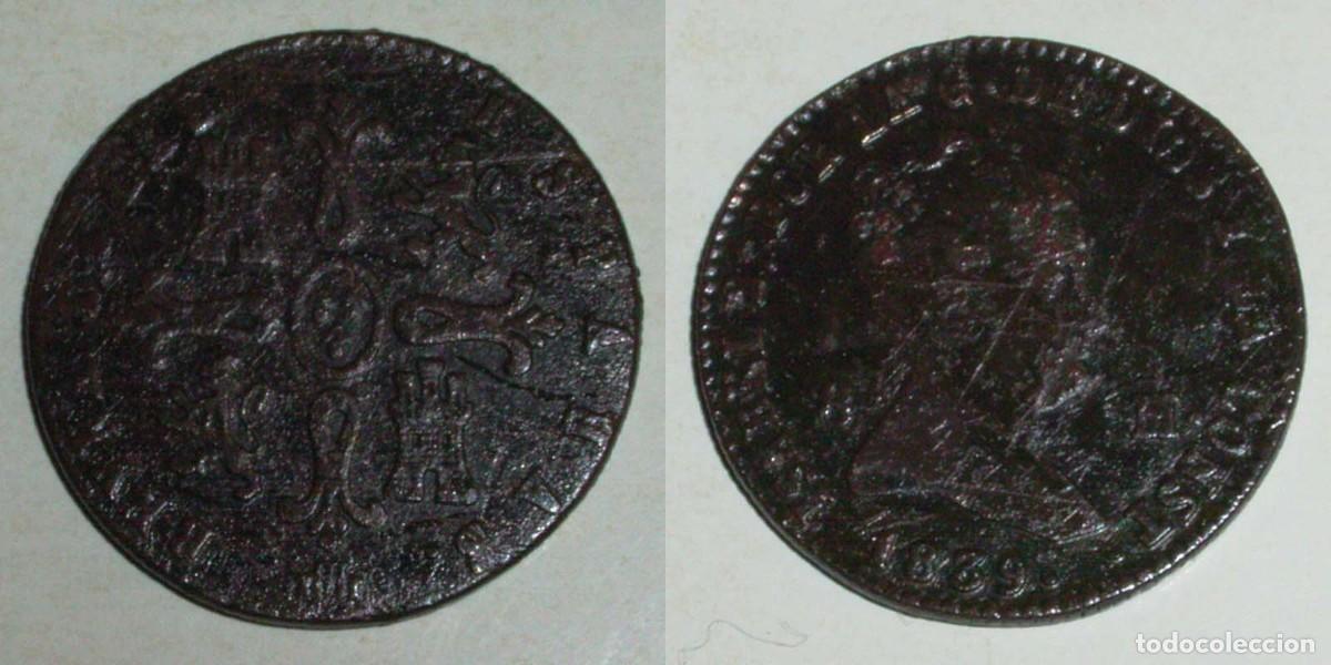 Monedas de Espa&ntilde;a: 8 Maravedis 1839 Segovia