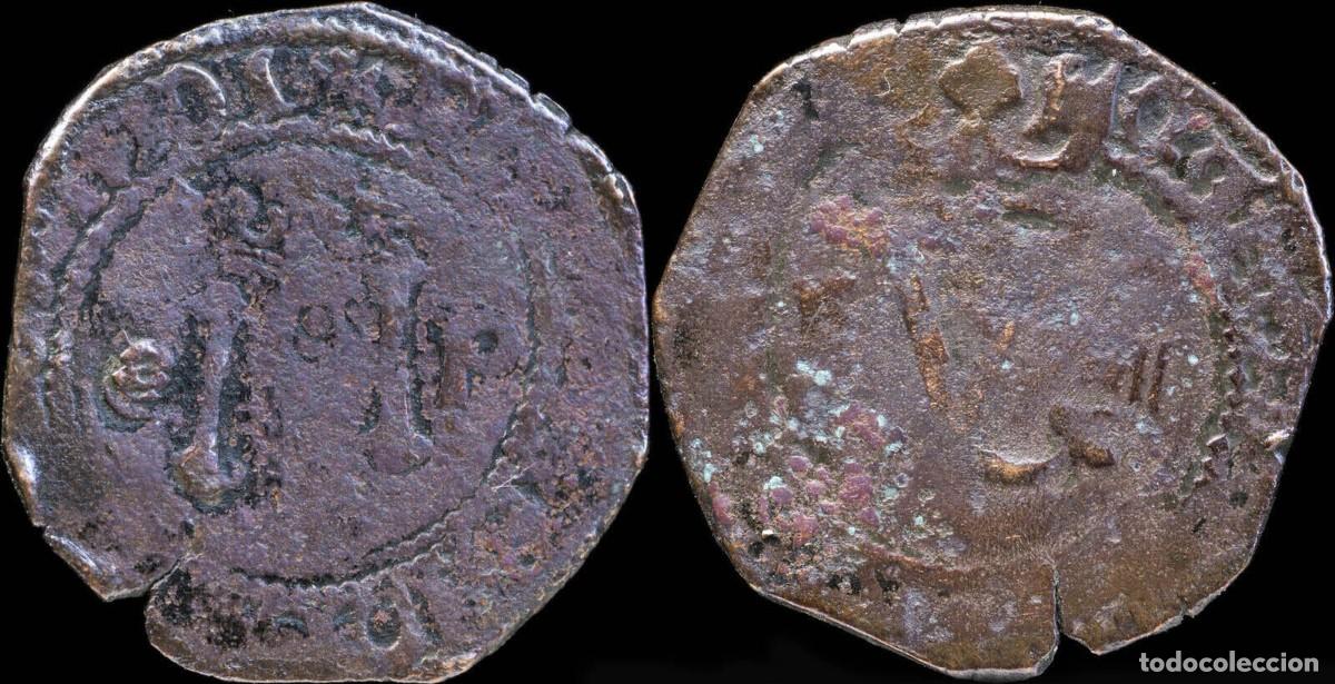 Moedas de Espanha: 4 Maraved&iacute;s Joana and Charles, Santo Domingo Mint - 25 mm / 4.08 gr.