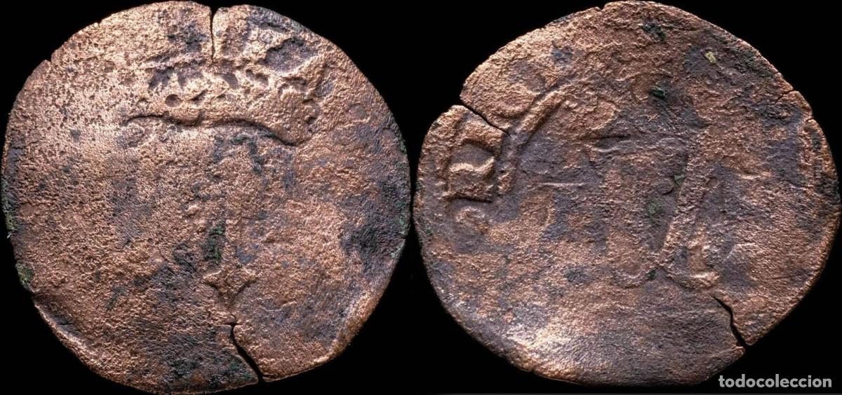 Monedas de Espa&ntilde;a: 4 Maraved&iacute;s Joana and Charles, Santo Domingo Mint - 24 mm / 2.02 gr.