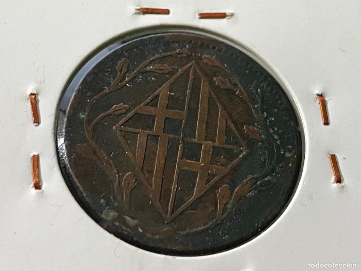 Moedas de Espanha: Moneda Barcelona 1811 Napoleon - 4 Quartos - Buen estado