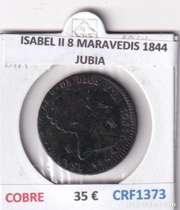 Monete da Spagna: CRF1373 MONEDA ESPA&Ntilde;A ISABEL II 8 MARAVEDIS 1844 JUBIA COBRE