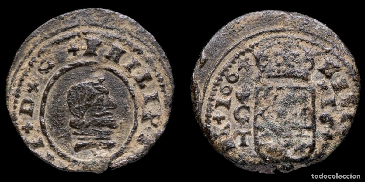 Moedas de Espanha: 1664, 16 Maravedis Philips IV, Cordoba Mint - 26 mm / 4,47gr.