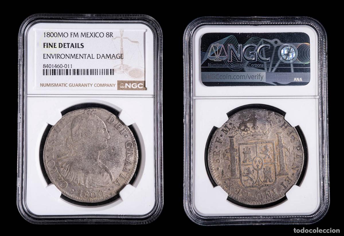 Monedas de Espa&ntilde;a: 1800, 8 Silver Reales Charles IV, Mexico Mint (Assayed FM) NGC