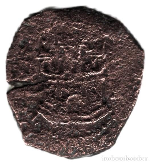 Monedas de Espa&ntilde;a: 2 Maraved&iacute;s de Felipe II vell&oacute;n 1585-1591