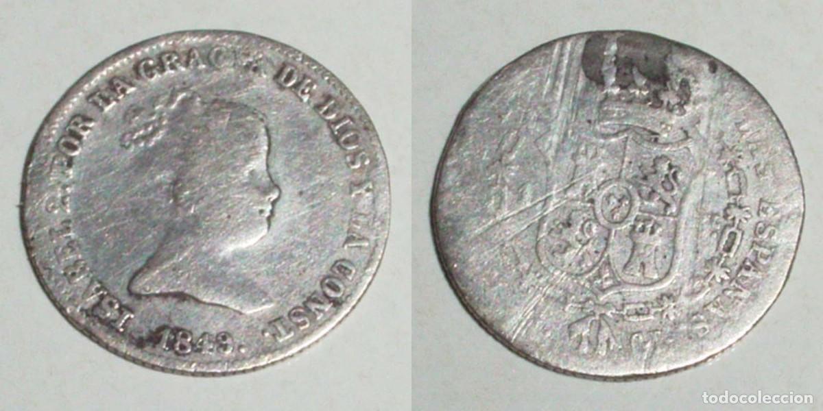 Monedas de Espa&ntilde;a: 1 Real 1849 Madrid- CL