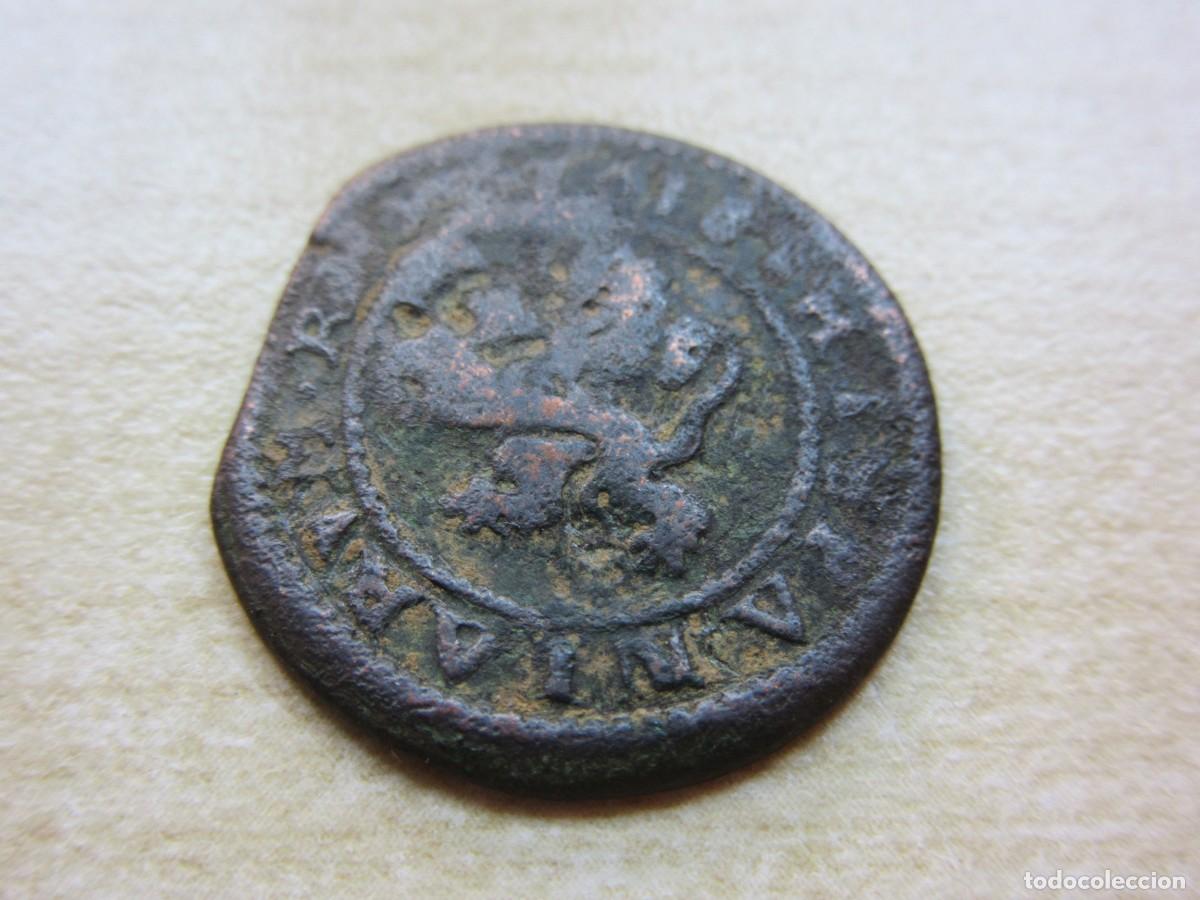 Coins of Spain: 4 maraved&iacute;s de Felipe III Ceca Segovia Fechada 1618 Resellada como VI maraved&iacute;s