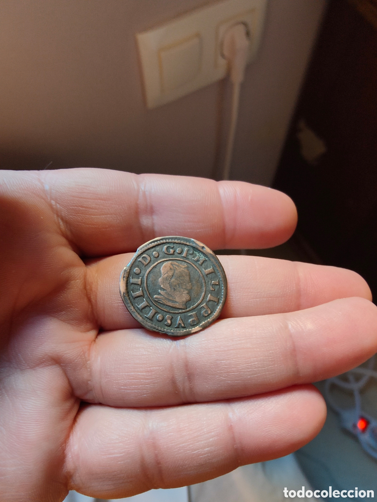Monedas de Espa&ntilde;a: Espa&ntilde;a moneda 16 MARAVEDIS 1664 - Foto 4