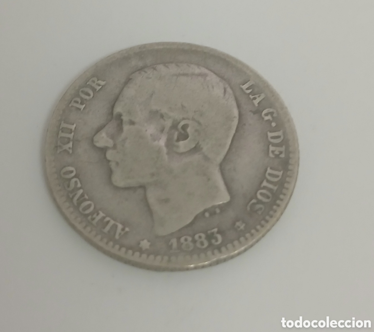 Monedas de Espa&ntilde;a: MONEDA UNA PESETA 1883