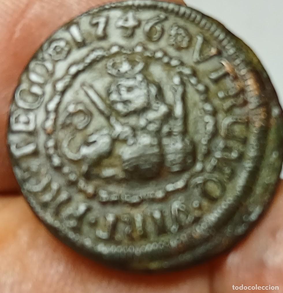 Monedas de Espa&ntilde;a: FELIPE V 2 MARAVEDIS 1746 DE SEGOVIA, BONITA P&Aacute;TINA NEGRA, ENV&Iacute;O ORDINARI 1,75 &euro; CERTIFIDO 5,75