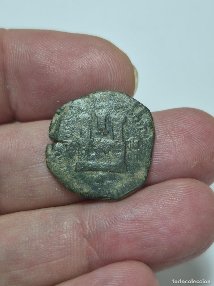 Monedas de Espa&ntilde;a: NT / FELIPE II 2 CUARTOS TOLEDO T Y M EN CIRCULO (E1223) - Foto 1