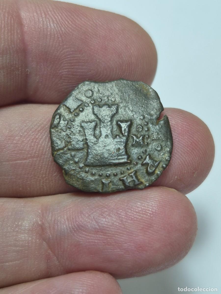 Monedas de Espa&ntilde;a: NT / FELIPE II 2 CUARTOS BURGOS B Y M&ordm; (E1224)