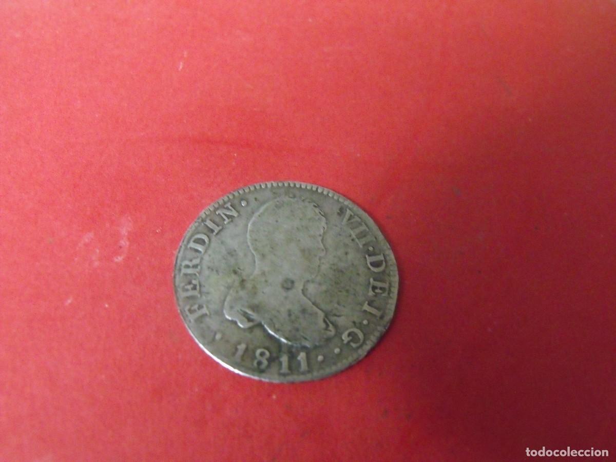 Monedas de Espa&ntilde;a: 2 REALES PLATA 1811 FERNANDO VII-OPORTUNIDAD-RARA -CECA CATALU&Ntilde;A