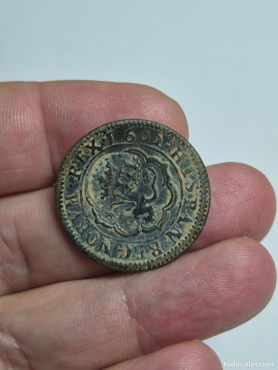 Moedas de Espanha: NT/ FELIPE III 8 MARAVEDIES 1602 SEGOVIA CON RESELLO DE VIII MARAVEDIES (E1254)