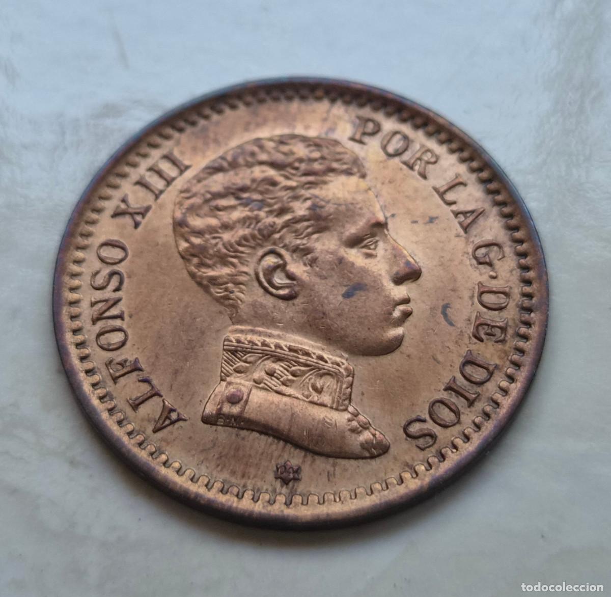 Monedas de Espa&ntilde;a: Alfonso XII 2 c&eacute;ntimos 1904 * 04 S.M.V. MBC+