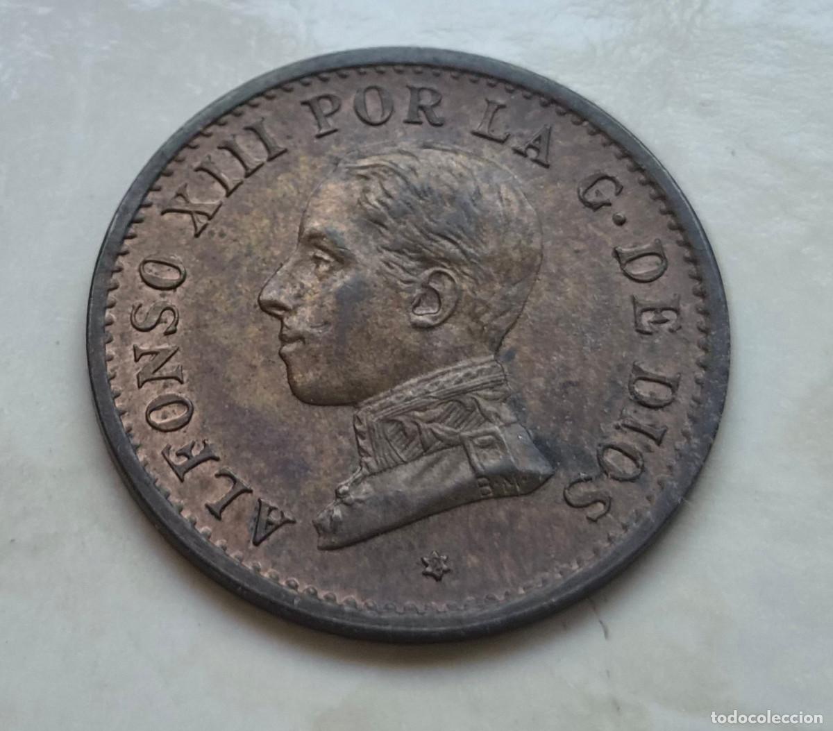 Monedas de Espa&ntilde;a: Alfonso XII 2 c&eacute;ntimos 1912 * 12 P.C.V. EBC