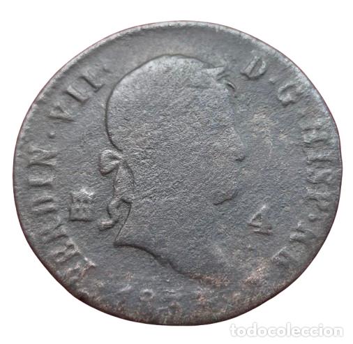 Monedas de Espa&ntilde;a: Fernando VII. Segovia 4 maravev&iacute;s 1833 - Foto 1