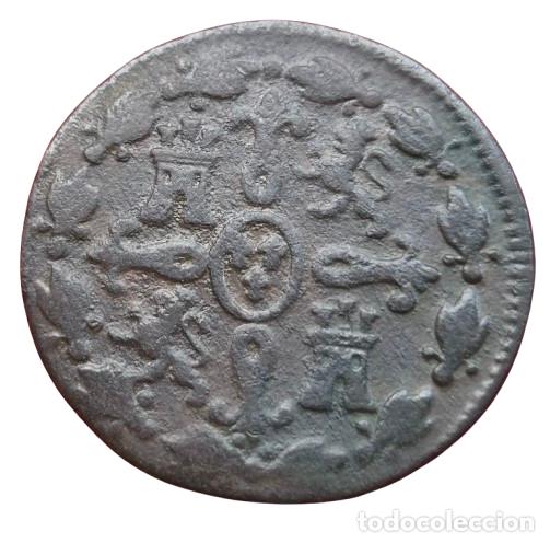 Monedas de Espa&ntilde;a: Fernando VII. Segovia 4 maravev&iacute;s 1833 - Foto 2