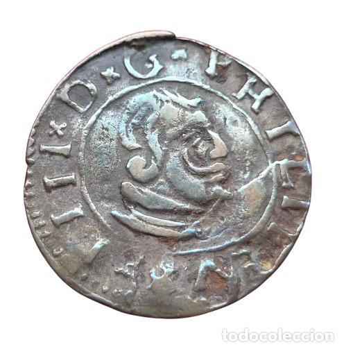 Monedas de Espa&ntilde;a: Felipe IV Valladolid M. 16 maraved&iacute;s 1664