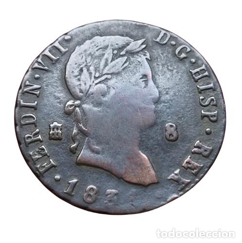Monedas de Espa&ntilde;a: Fernando VII. Segovia 8 maravev&iacute;s 1831