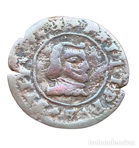 Monedas de Espa&ntilde;a: Felipe IV Granada N. 16 maraved&iacute;s 1662. Falsa de &eacute;poca