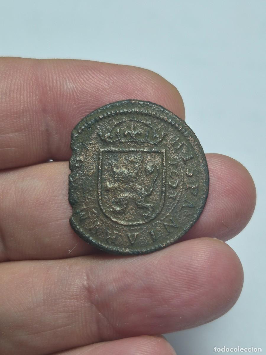 Monedas de Espa&ntilde;a: FELIPE IV 8 MARAVEDIES 1621 SEGOVIA FALLO COSPEL (E1255)
