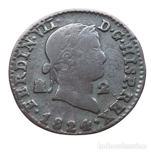 Monedas de Espa&ntilde;a: FERNANDO VI SEGOVIA 2 MARAVEDIS 1824