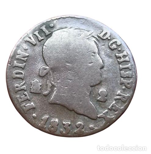 Monedas de Espa&ntilde;a: FERNANDO VII SEGOVIA 2 MARAVEDIS 1832 - Foto 1