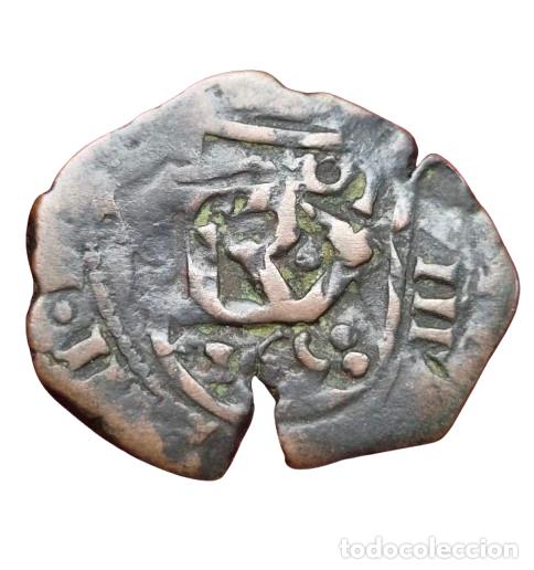 Monedas de Espa&ntilde;a: RESELLO FELIPE IV SOBRE UN 8 MARAVEDIS DE TOLEDO FELIPE III