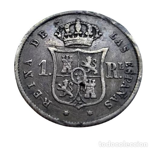 Monedas de Espa&ntilde;a: ISABEL 2&ordf; MADRID 1 REAL 1852 - Foto 2