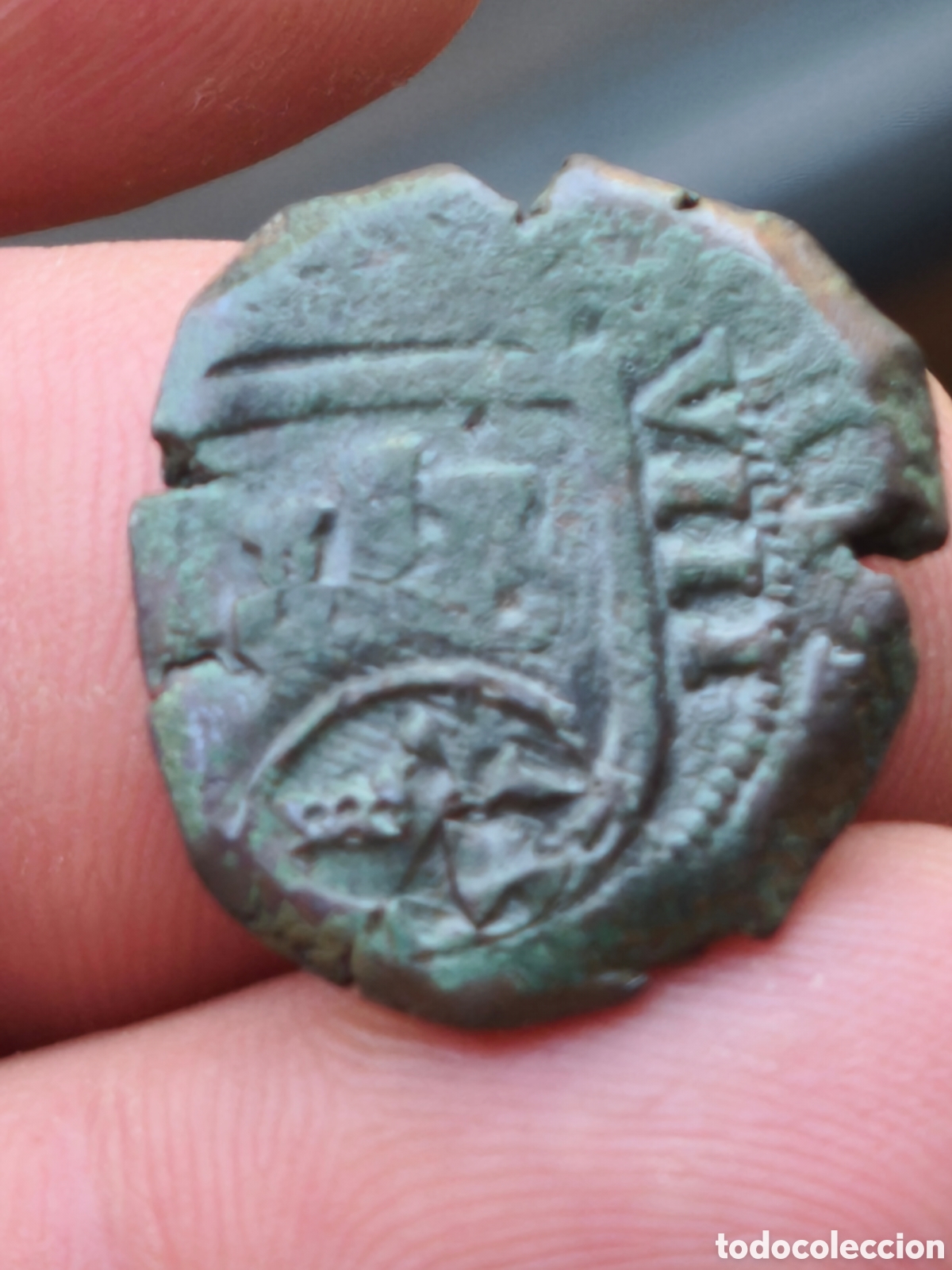 Monedas de Espa&ntilde;a: Felipe IV 1624 8 maravedis Segovia resello
