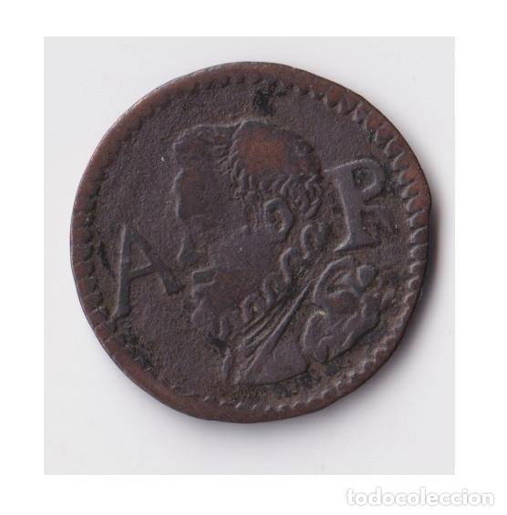 Monedas de Espa&ntilde;a: MONEDA ARDIT DE COBRE BARCELONA - CARLOS II 1665-1700 MARCA S