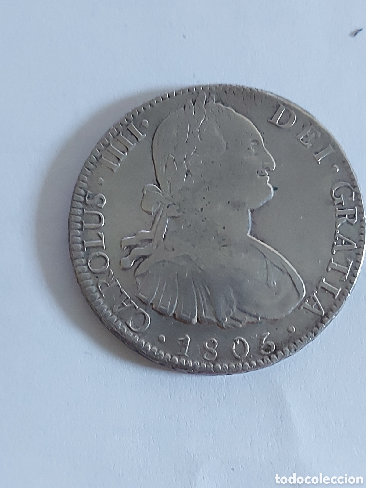 Monedas de Espa&ntilde;a: Moneda CARLOS III 8 Reales 1805 Mexico ensayador TH. Plata