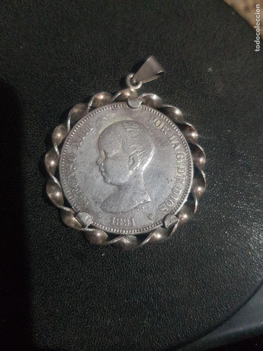 Monedas de Espa&ntilde;a: ESPA&Ntilde;A MONEDA DE PLATA DE CINCO PESETAS